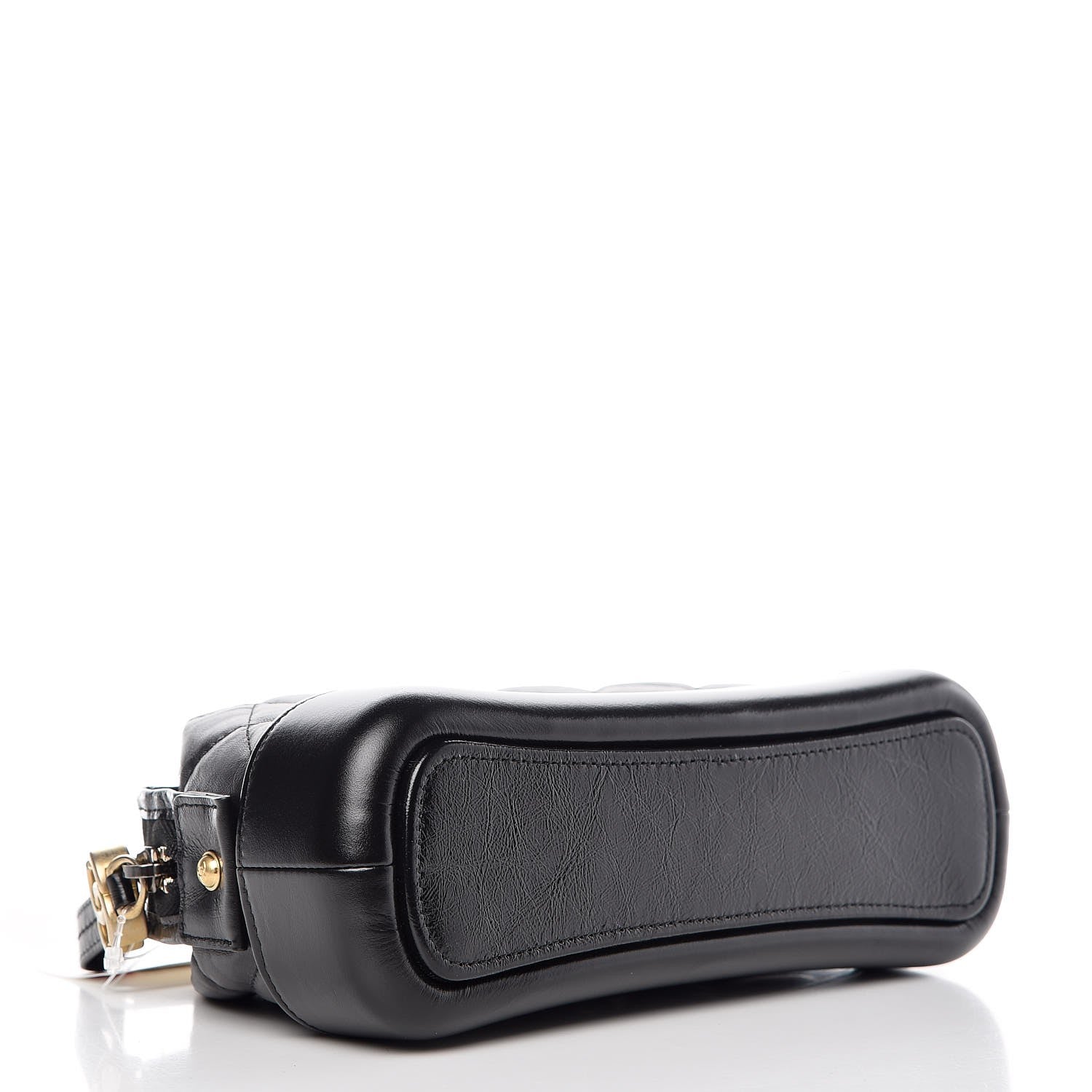 Chanel Aged Calfskin Quilted Gabrielle Cosmetic Case Black 4 of 8