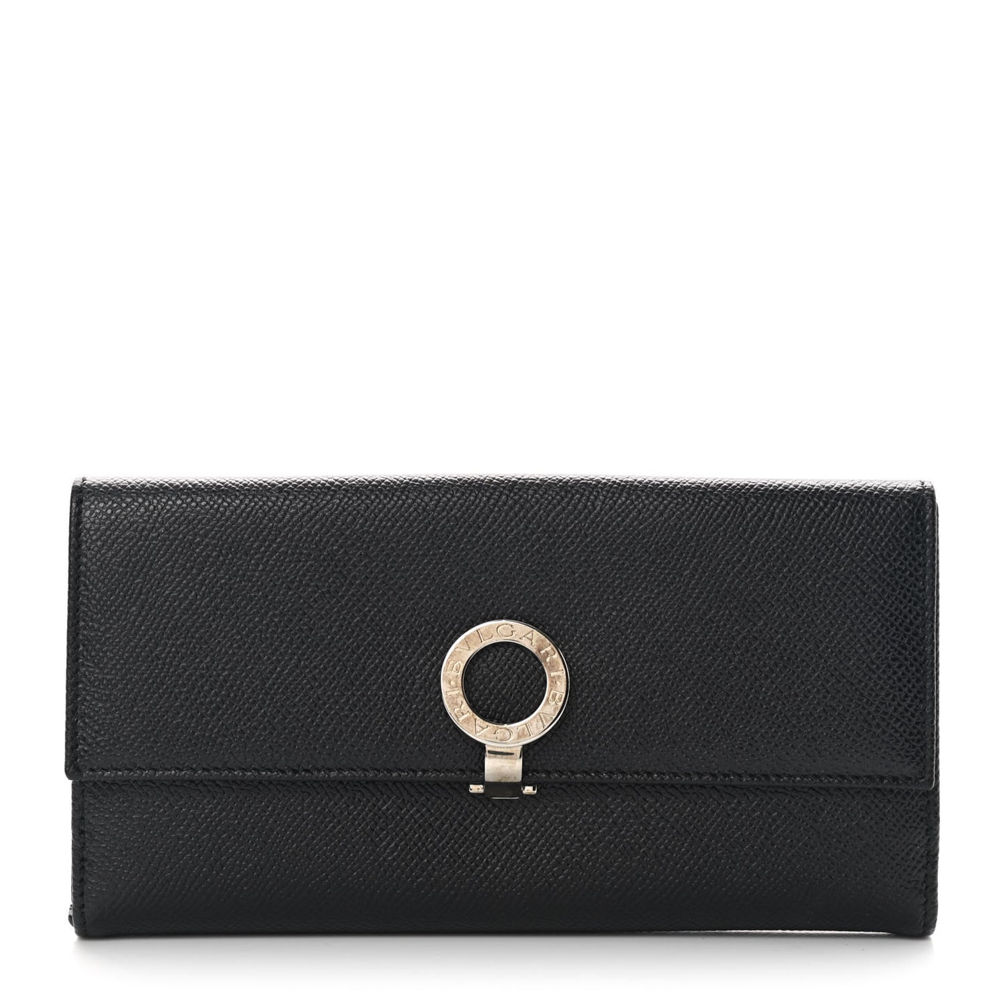 Grain Calfskin Wallet Black