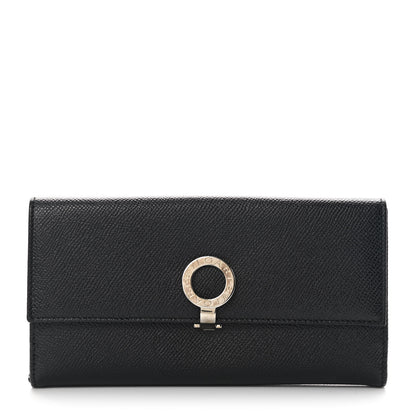 Bulgari Grain Calfskin Wallet Black 1 of 12