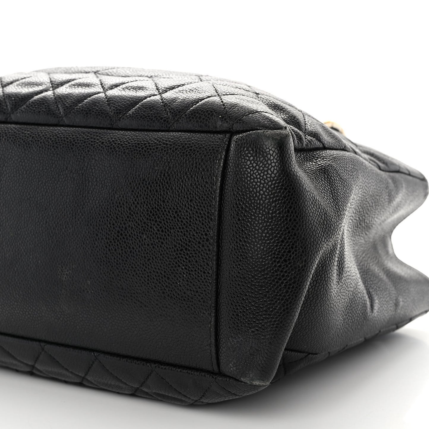 Caviar Quilted Grand Shopping Tote GST Black