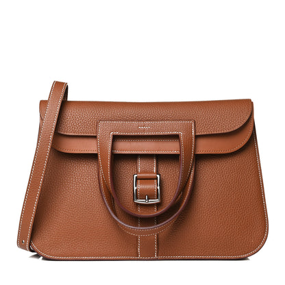 Hermes Taurillon Clemence Halzan 31 Gold 1 of 12