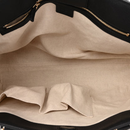 Gucci Pebbled Calfskin Old Libeccio Miss GG Tote Black 5 of 10