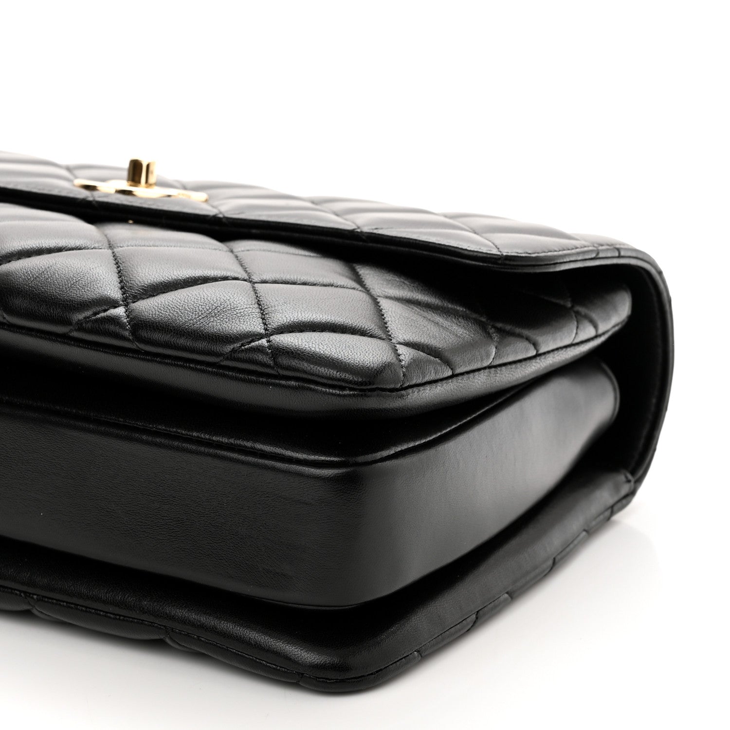 Chanel Lambskin Quilted Medium Trendy CC Flap Dual Handle Bag Black 11 of 11