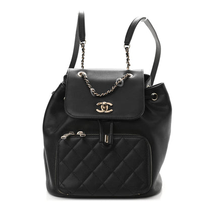 Chanel Caviar Quilted Business Affinity Backpack Black 1 of 9