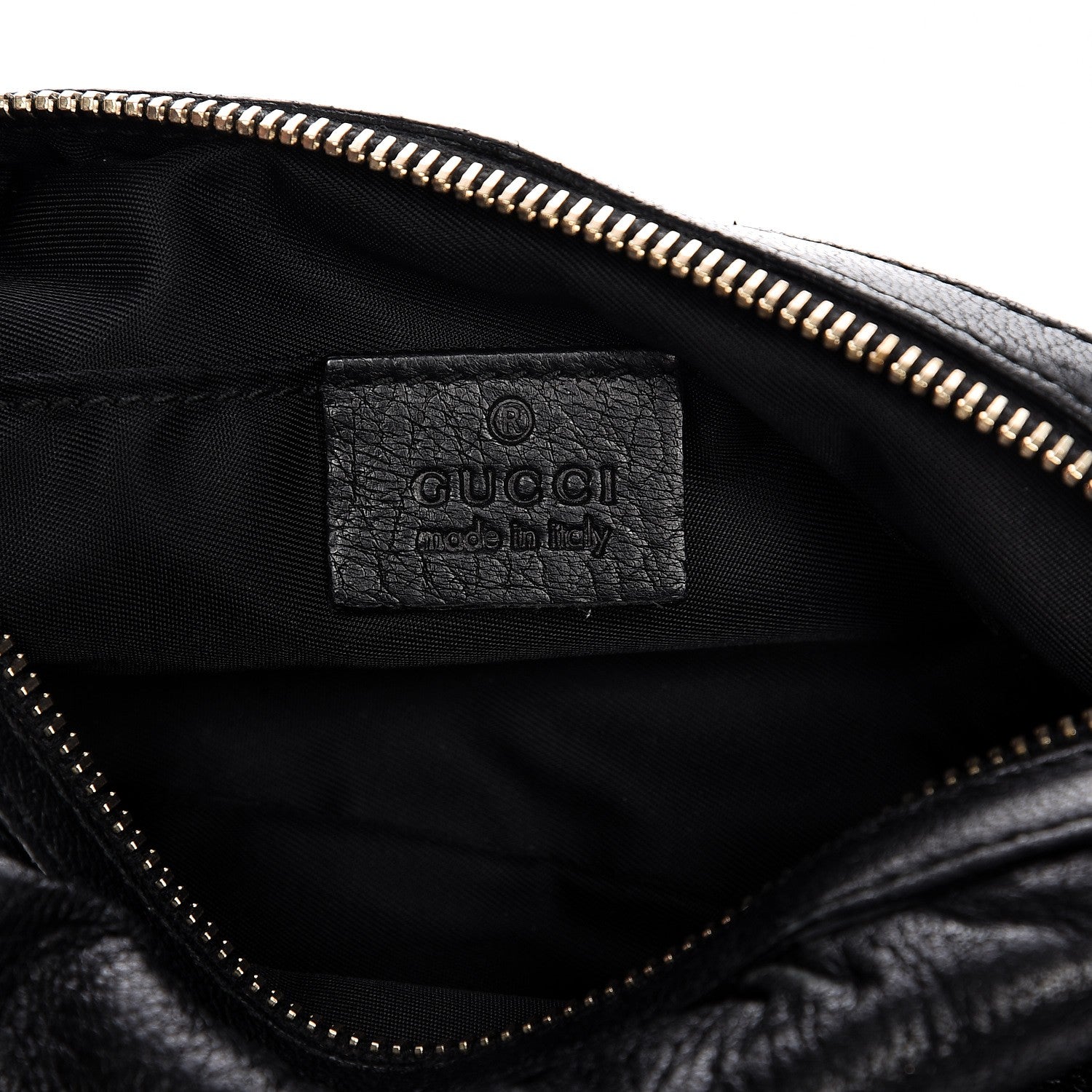 Gucci Deerskin Medium Bamboo Cosmetic Case Black 6 of 11