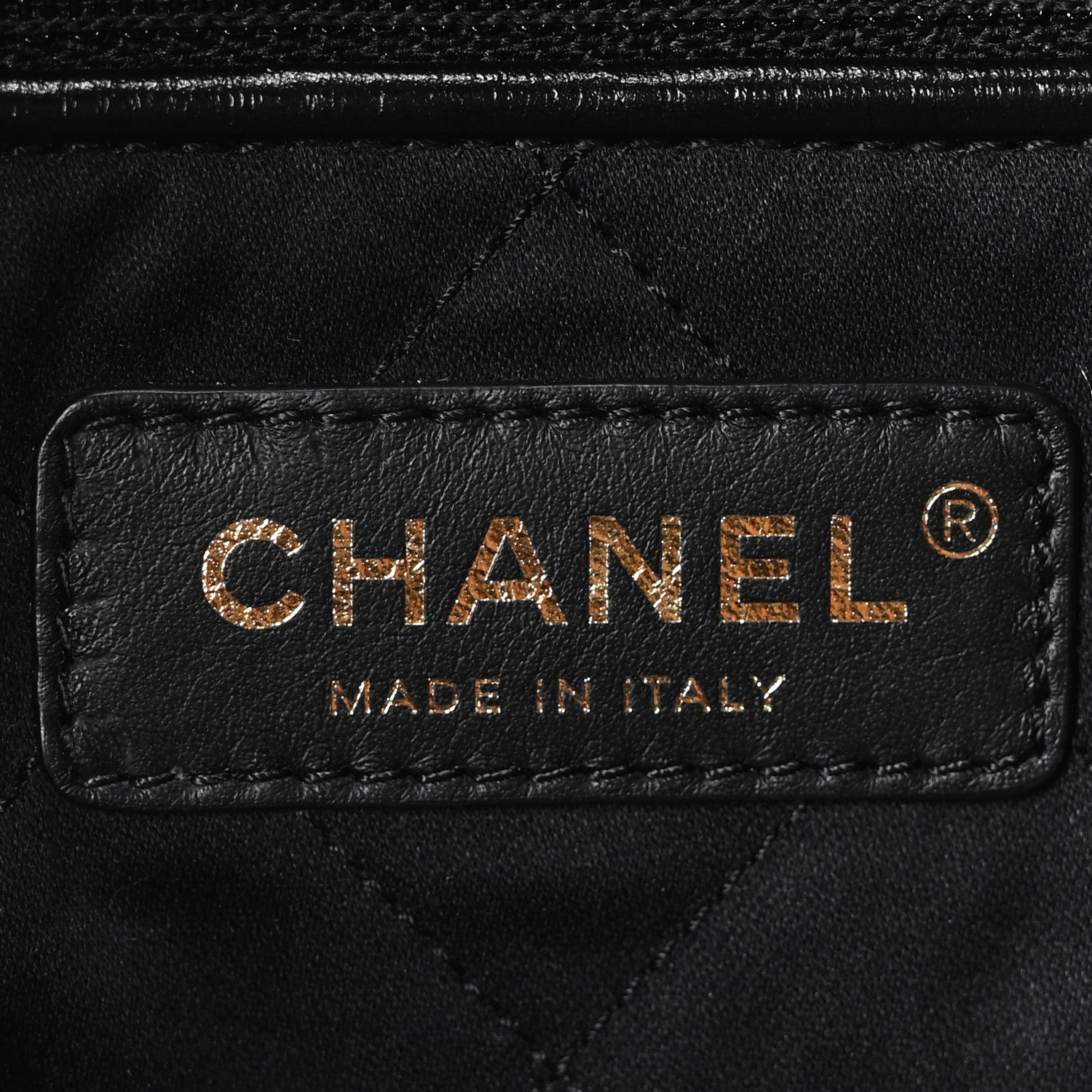 Chanel Shiny Calfskin Quilted Small Chanel 22 Black 7 of 11