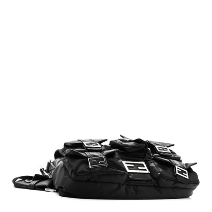 Fendi Econyl Cuoio Romano Multipocket Baguette Black 4 of 9