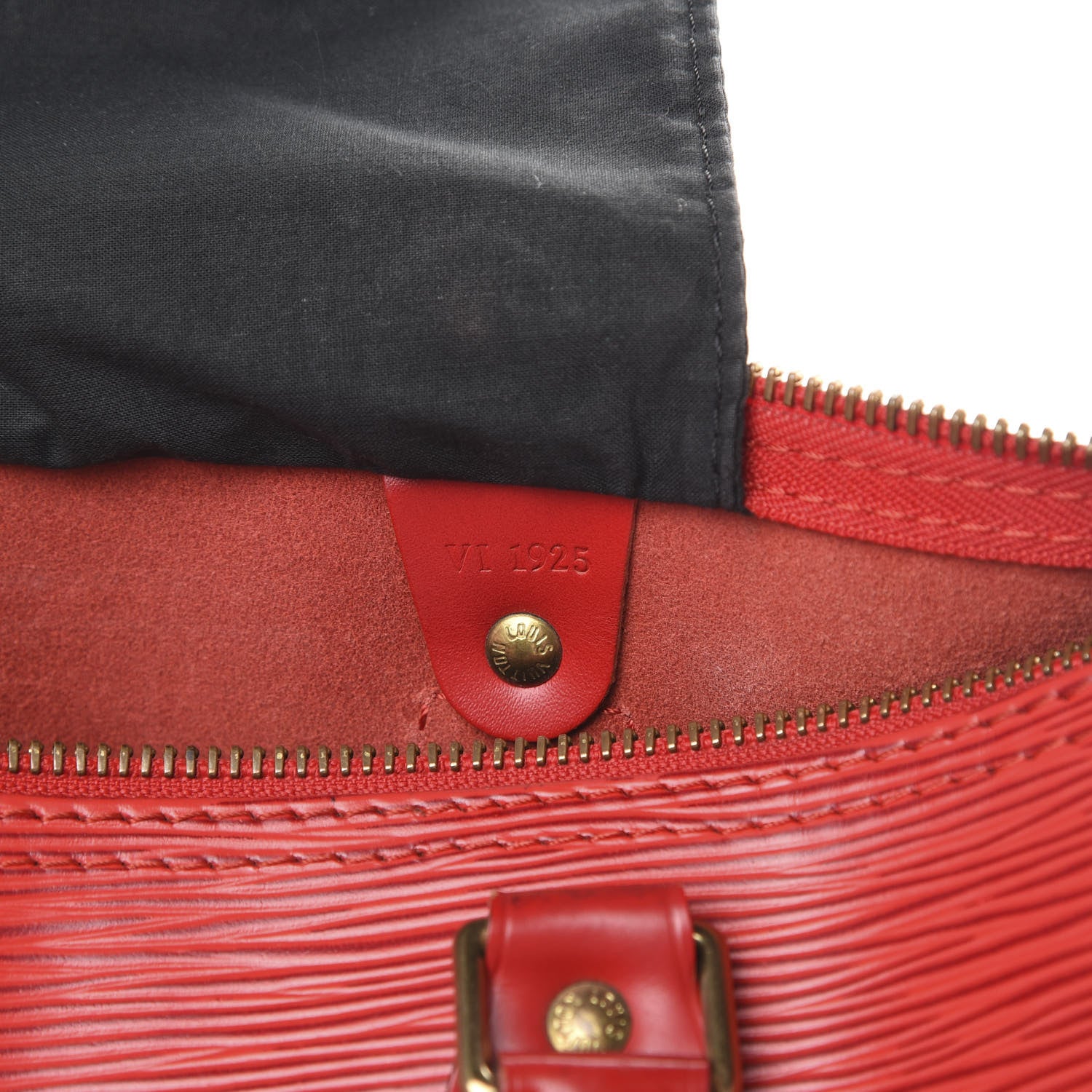 Louis Vuitton Epi Speedy 30 Castillan Red 6 of 19