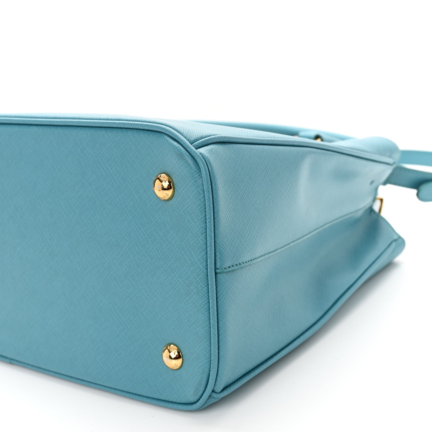 Prada Saffiano Lux Medium Tote Turchese 10 of 10