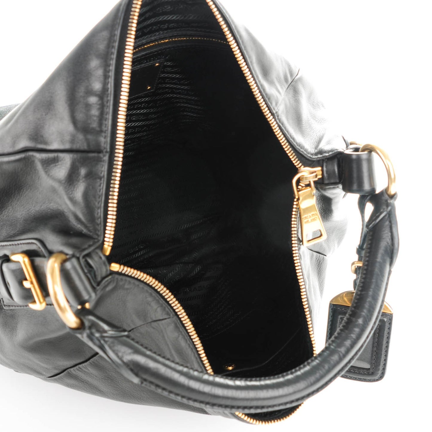 Soft Calf Hobo Nero Black