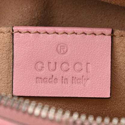 Gucci Calfskin Matelasse Mini GG Marmont Chain Shoulder Bag Wild Rose 6 of 9