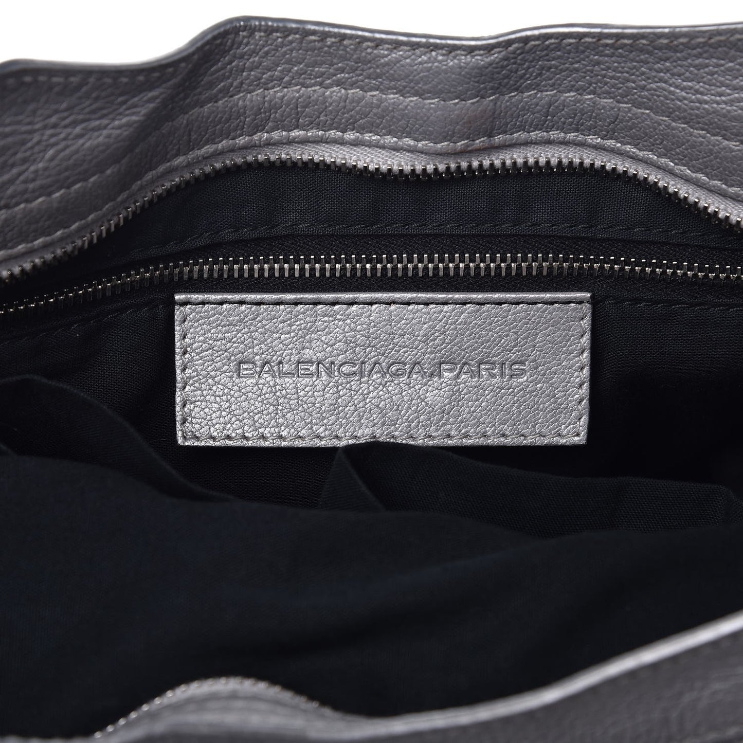 Pearlescent Goatskin Classic Palladium Hardware City Gris Gris Light