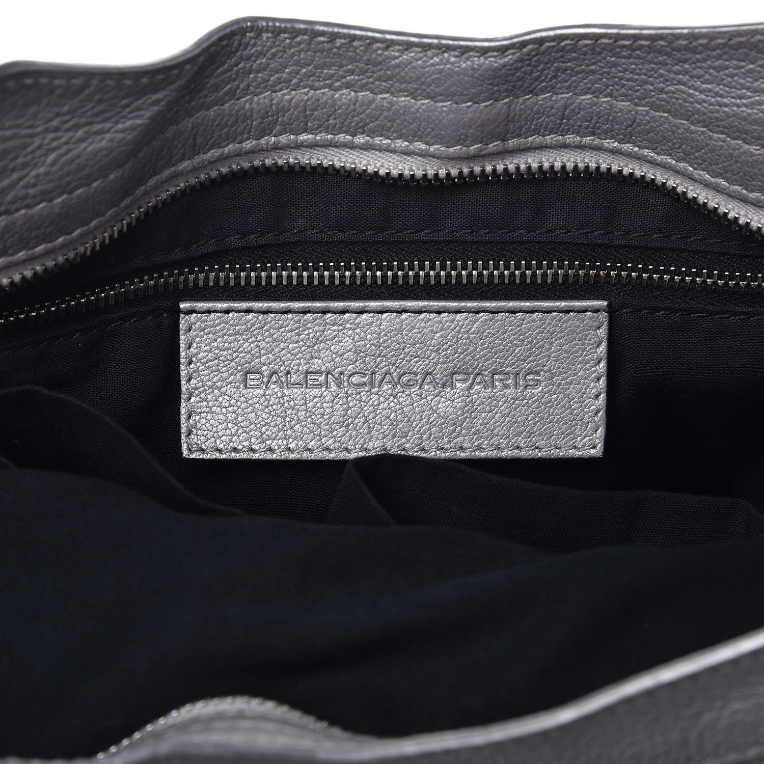 Balenciaga Pearlescent Goatskin Classic Palladium Hardware City Gris Gris Light 6 of 11
