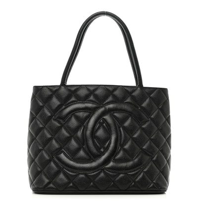 Chanel Caviar Quilted Medallion Tote Black 1 of 10