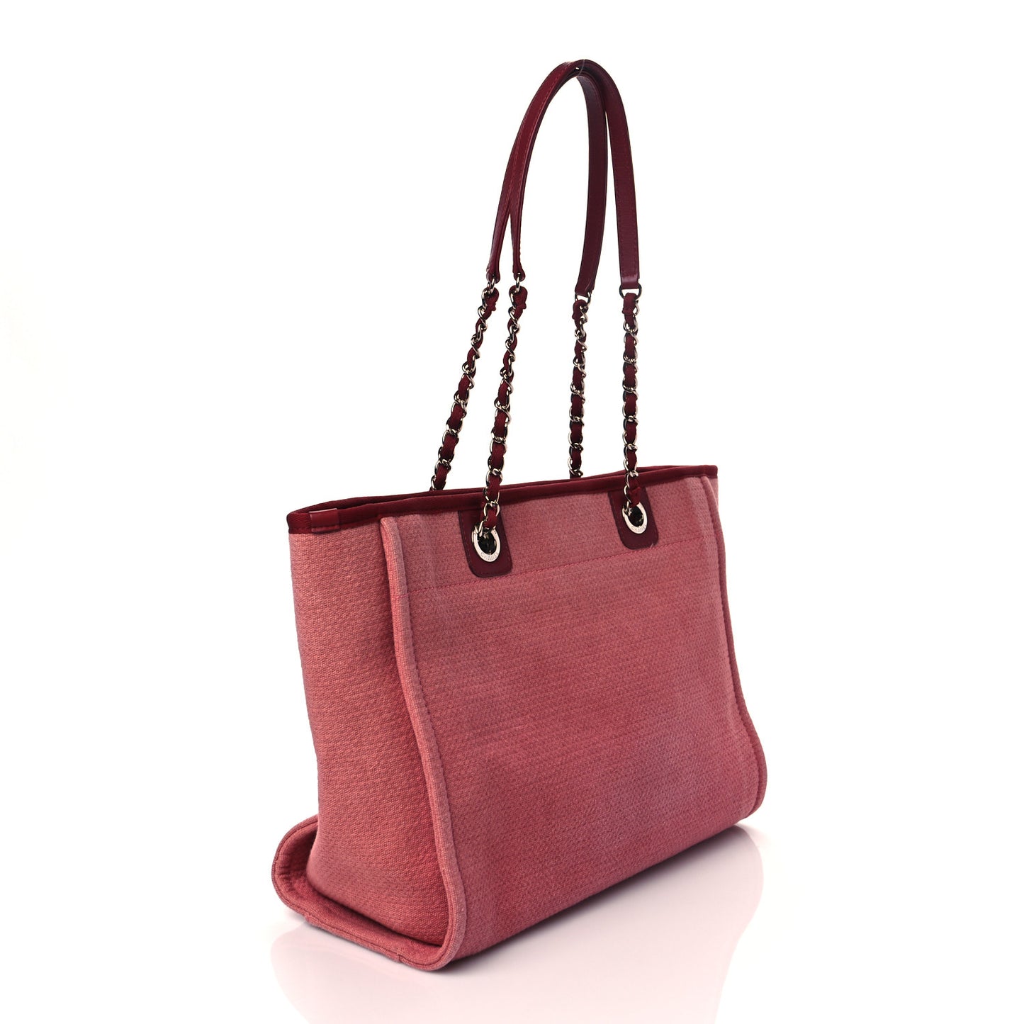 Canvas Small Deauville Tote Red