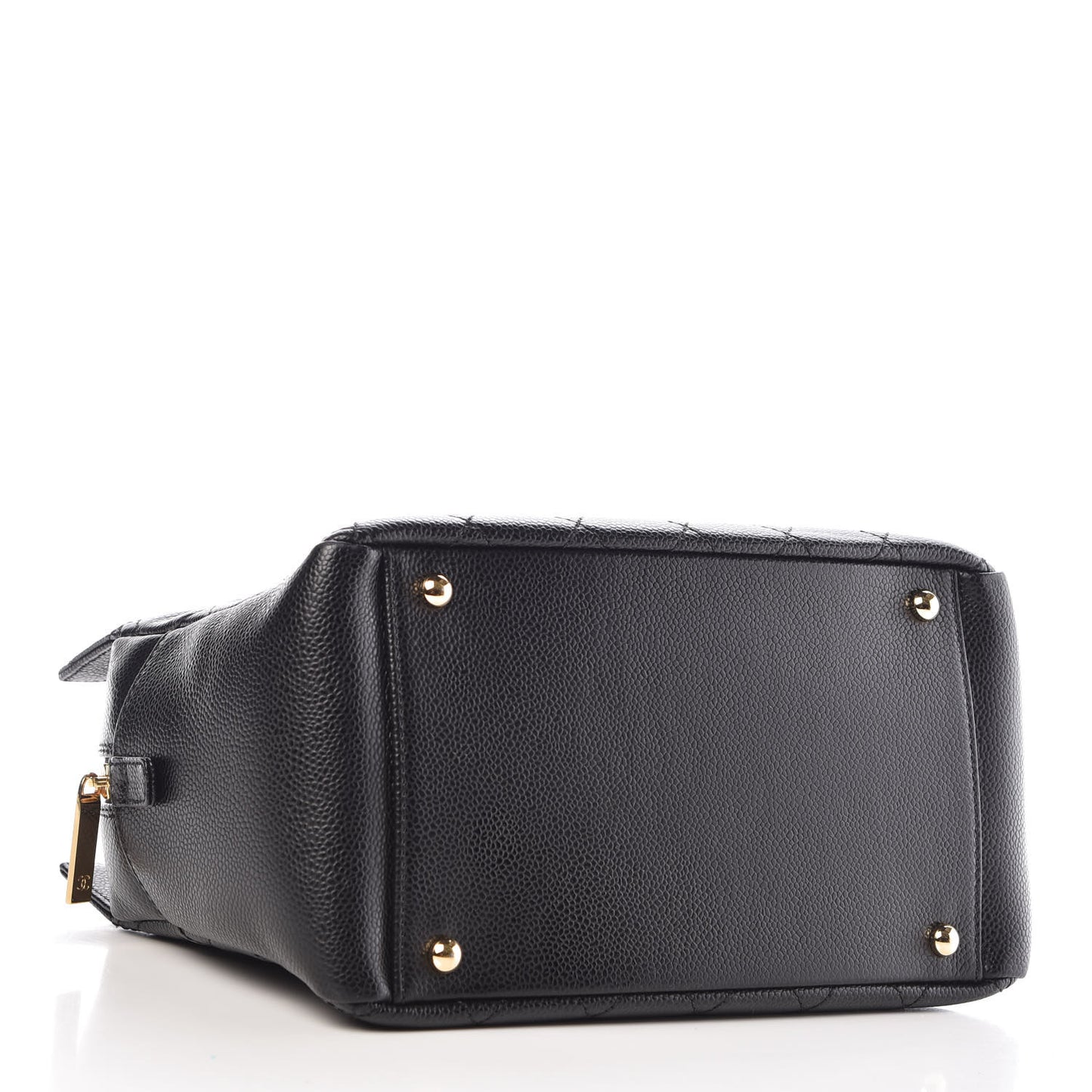 Caviar Quilted Petit Timeless Tote PTT Black