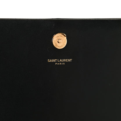 Saint Laurent Smooth Calfskin Medium Classic Monogram Kate Tassel Satchel Black 7 of 10