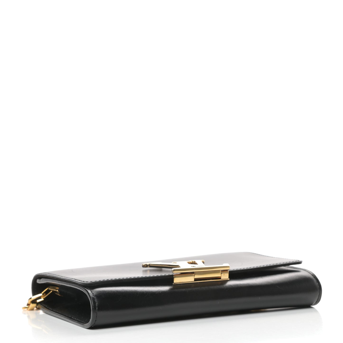 Calfskin Chain Louise MM Black