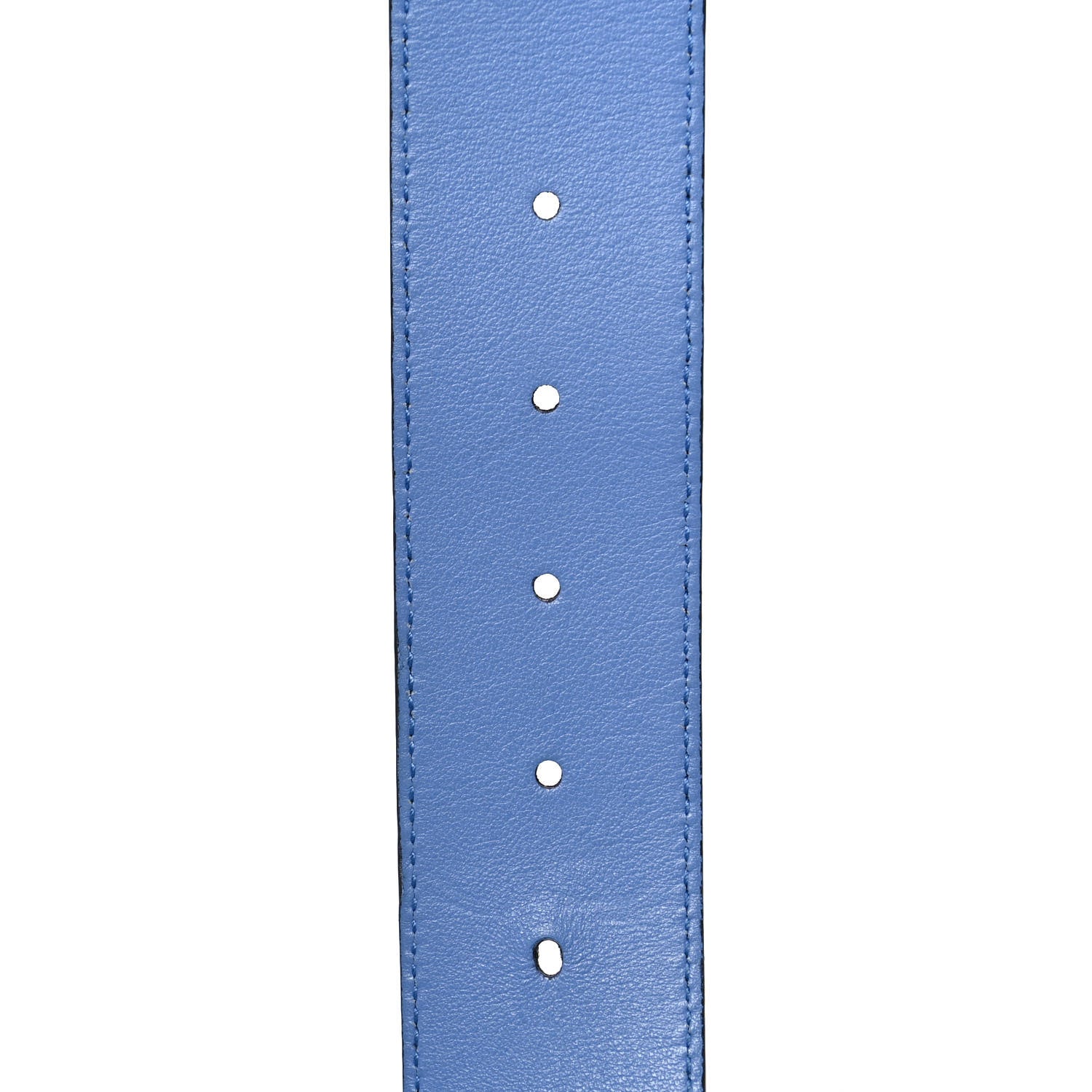 Gucci Calfskin Double G 40mm Belt 100 40 Clear Sky Blue 4 of 5