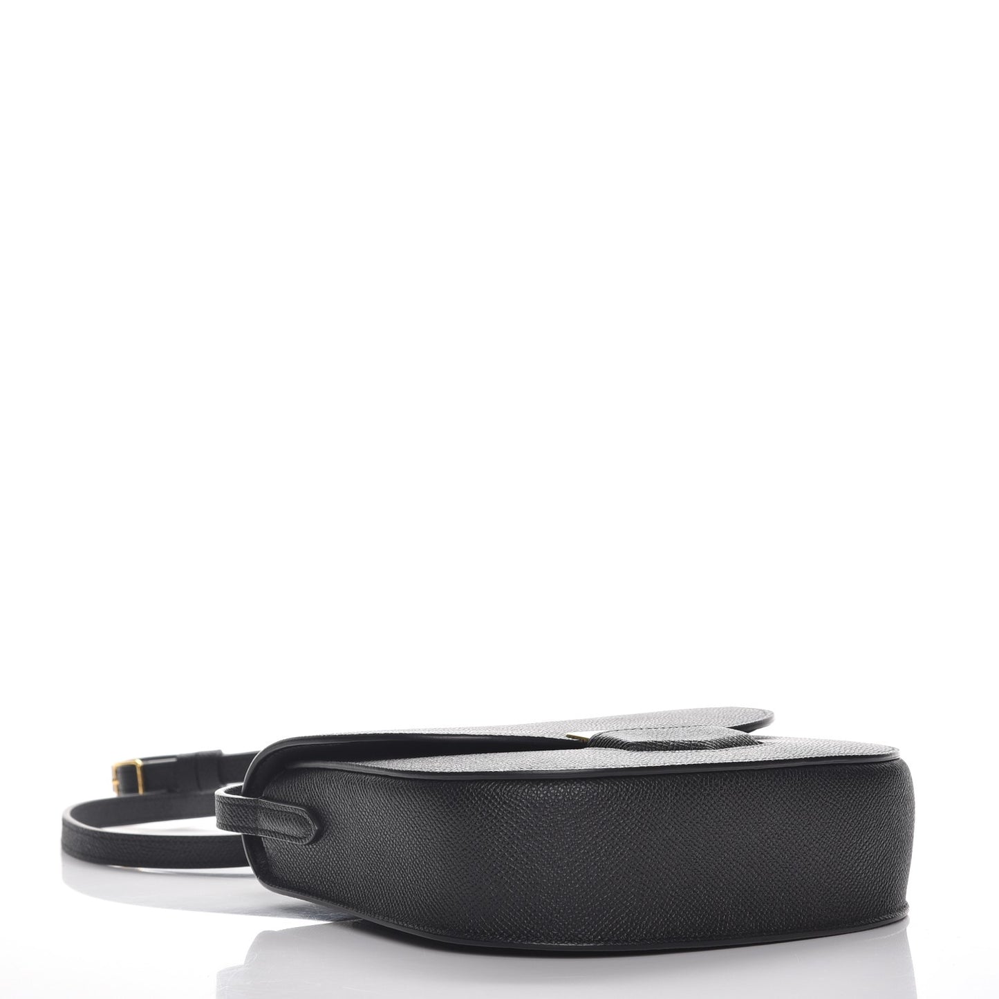 Grained Calfskin Small Trotteur Black