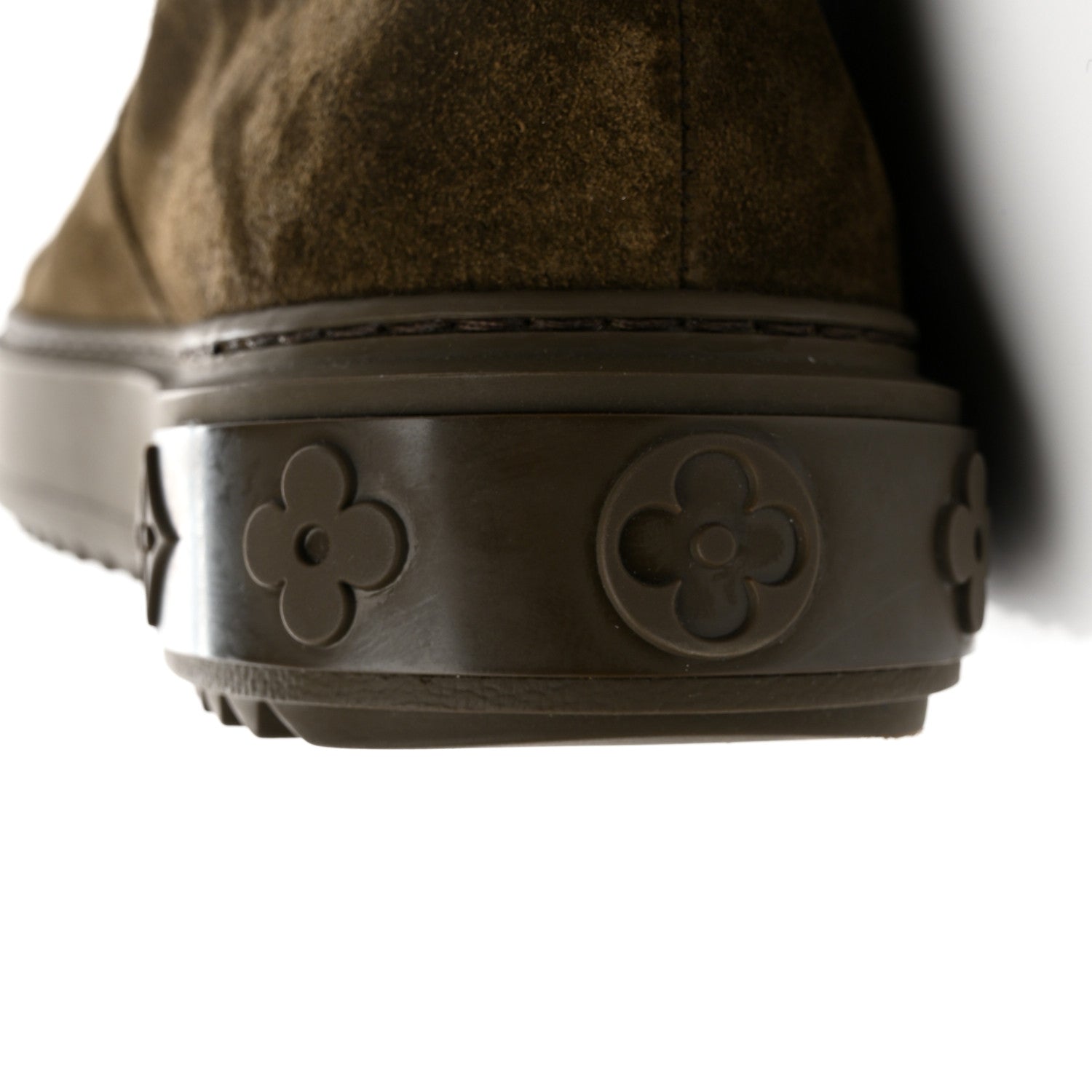 Louis Vuitton Suede Calfskin Shearling Snowdrop Flat Ankle Boots 38 12 of 15