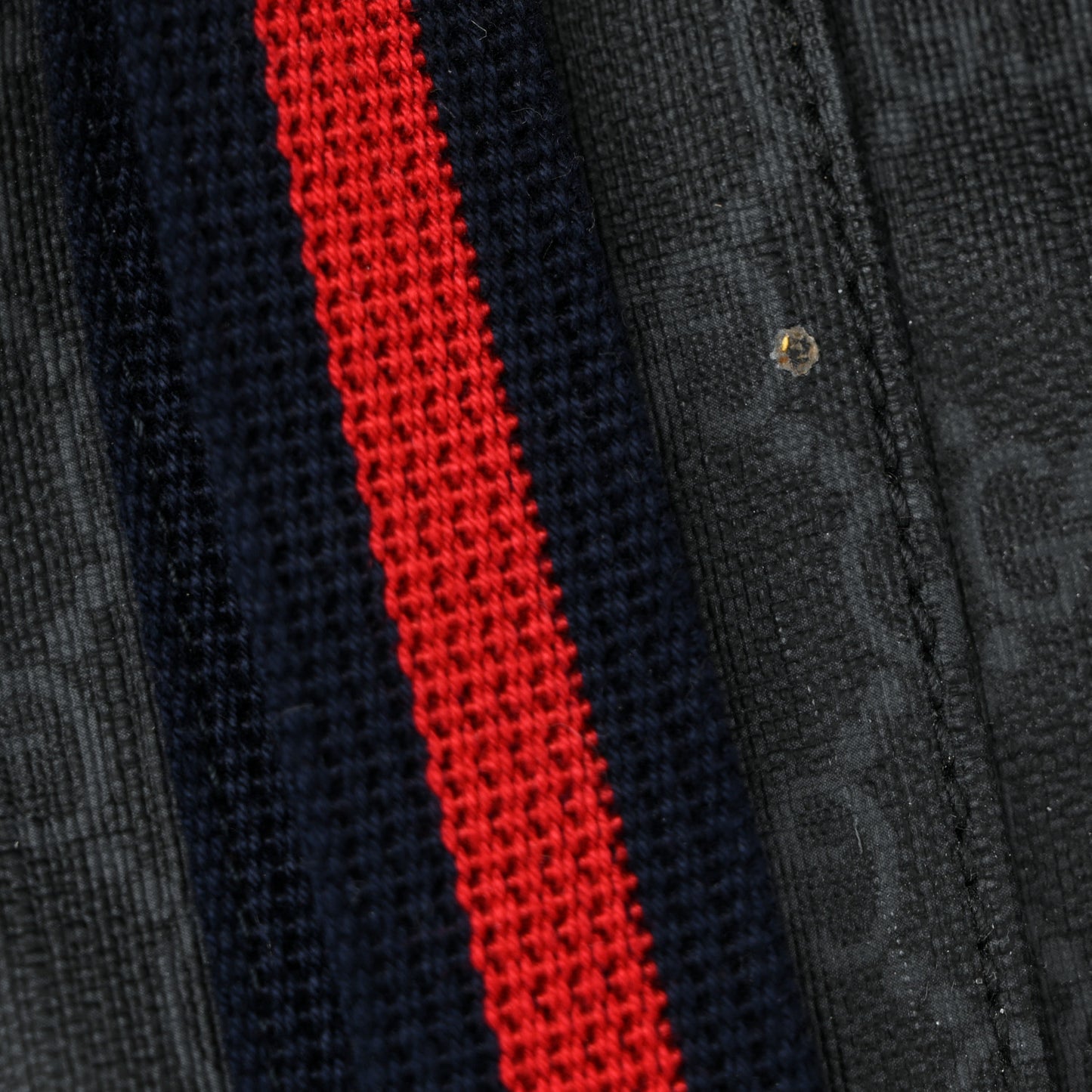 Soft GG Supreme Monogram Calfskin Web Double Buckle Backpack Black