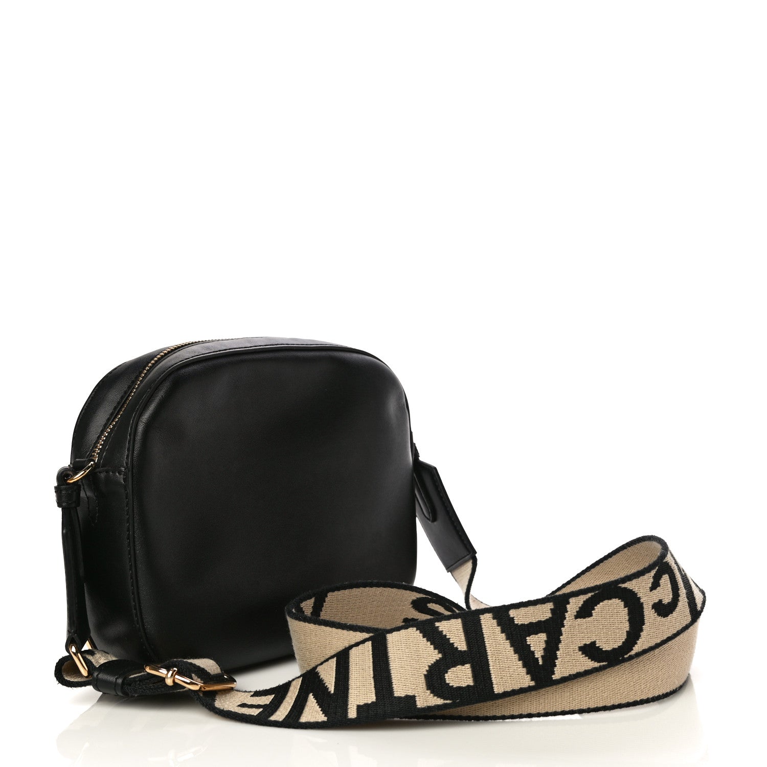 Stella McCartney Eco Alter Nappa Perforated Logo Mini Bag Black 3 of 13