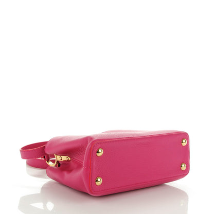 Louis Vuitton Taurillon Capucines BB Hibiscus Flamingo 4 of 7