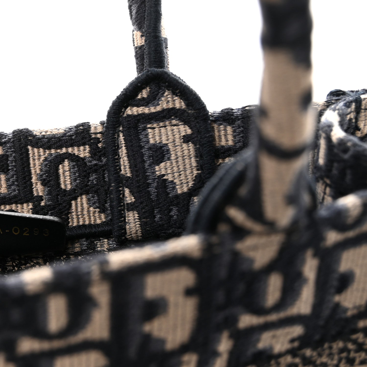 Christian Dior Oblique Mini Book Tote With Strap Blue Multicolor 7 of 10