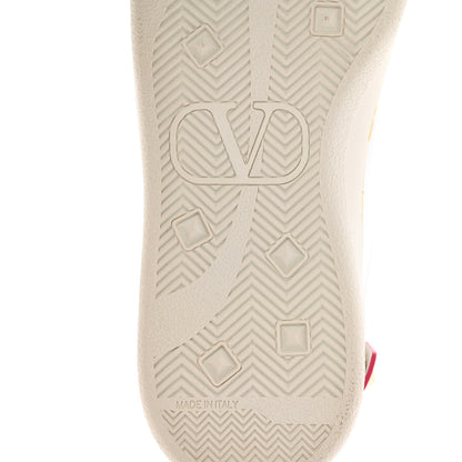 Valentino Garavani Calfskin Womens Backnet Sneakers 37 White Fuchsia 8 of 8
