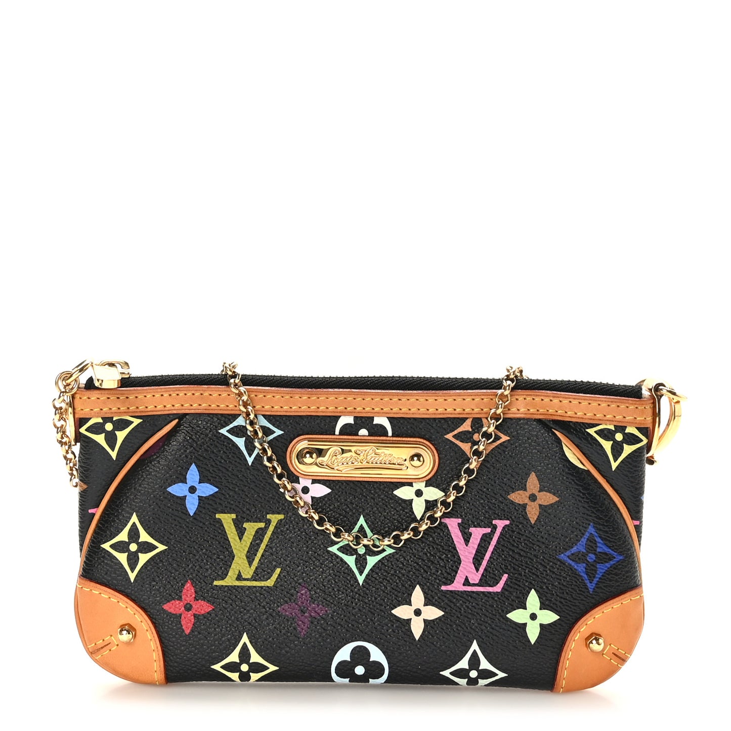 Monogram Multicolor Pochette Milla MM Black
