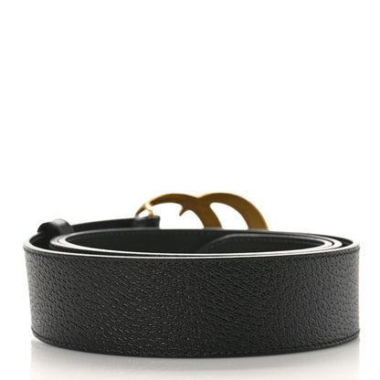 Gucci Textured Dollar Calfskin Double G 40mm Belt 105 42 Black 2 of 5