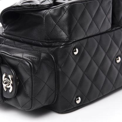 Chanel Calfskin Quilted Small Cambon Multipocket Reporter Black 6 of 10