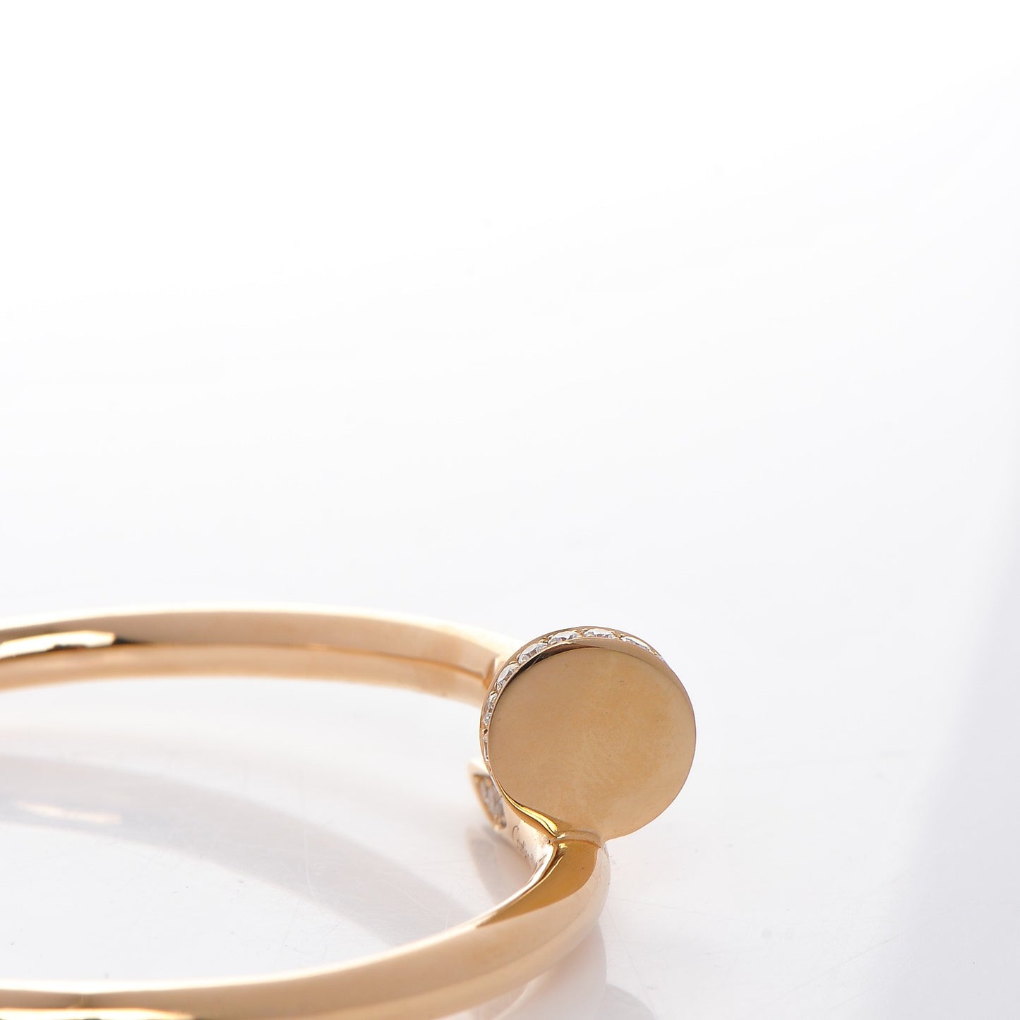 18K Pink Gold Diamond Juste Un Clou Bracelet 16