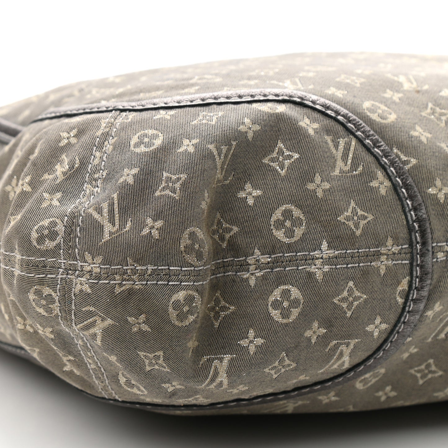 Mini Lin Monogram Besace Angele Platine