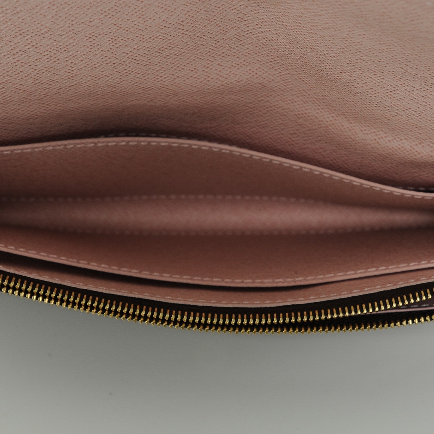 Louis Vuitton Damier Ebene Caissa Wallet Rose Ballerine 5 of 6