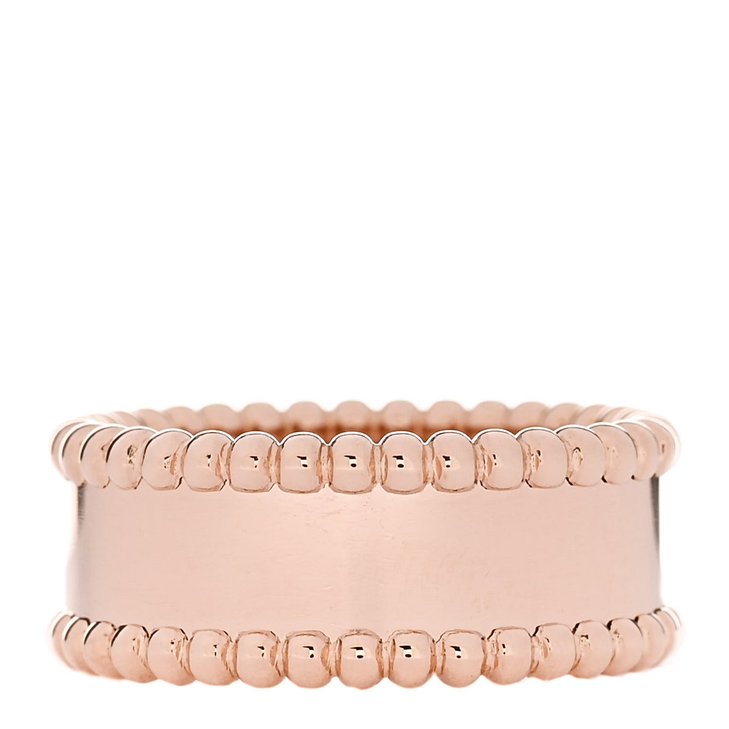18K Rose Gold Perlee Signature Ring 51 5.75