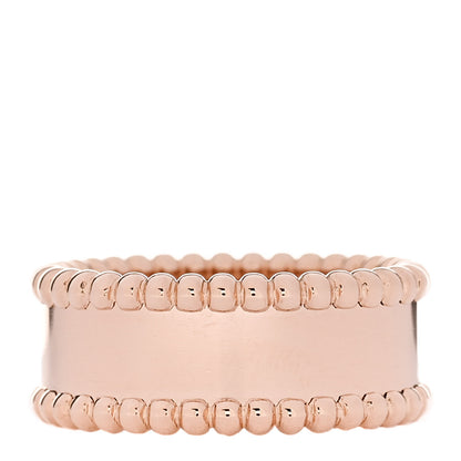 Van Cleef & Arpels 18K Rose Gold Perlee Signature Ring 51 5.75 3 of 6