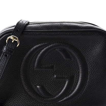 Gucci Pebbled Calfskin Small Soho Disco Bag Black 10 of 11