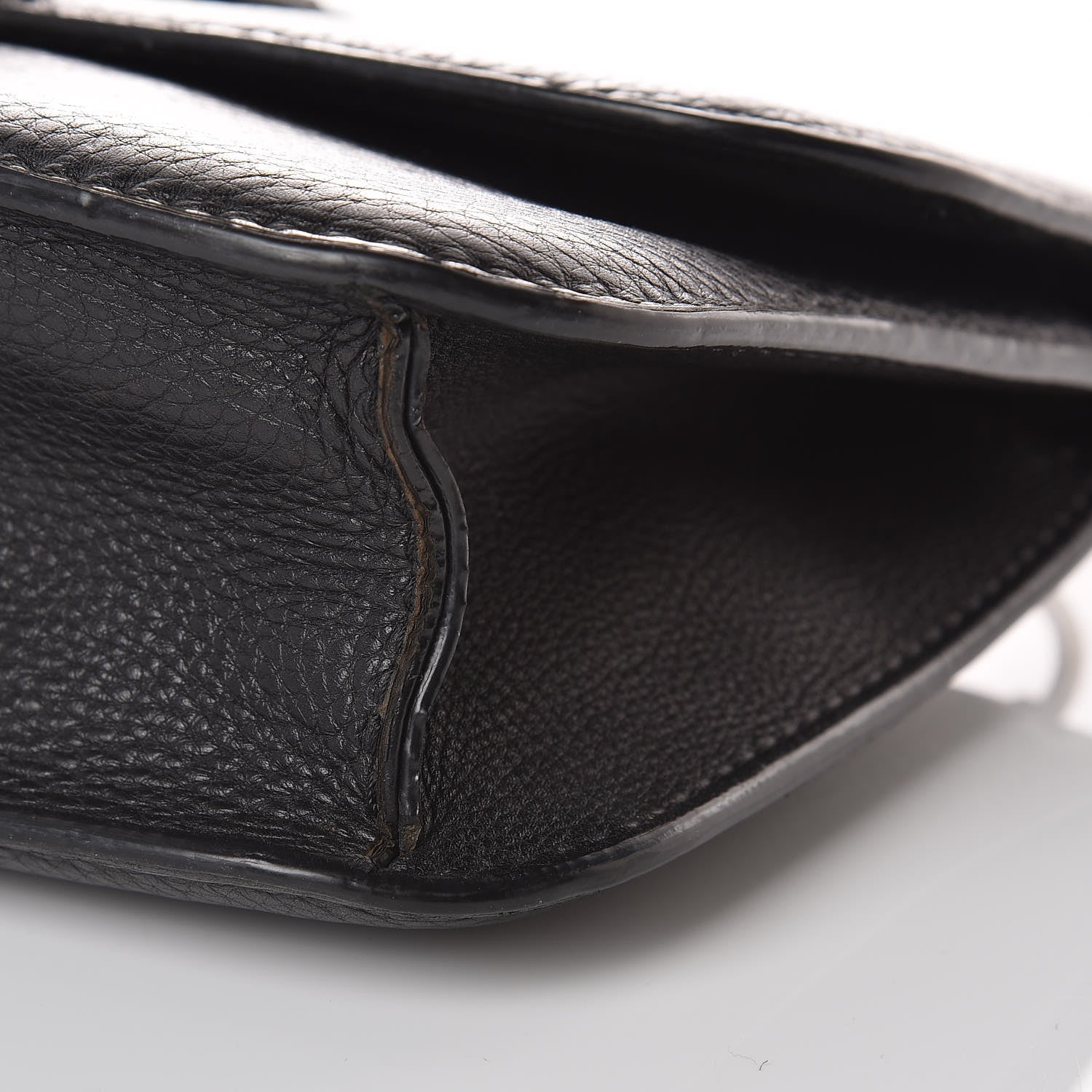 Valentino Garavani Pebbled Calfskin Medium Glam Lock Rockstud Flap Black 12 of 12