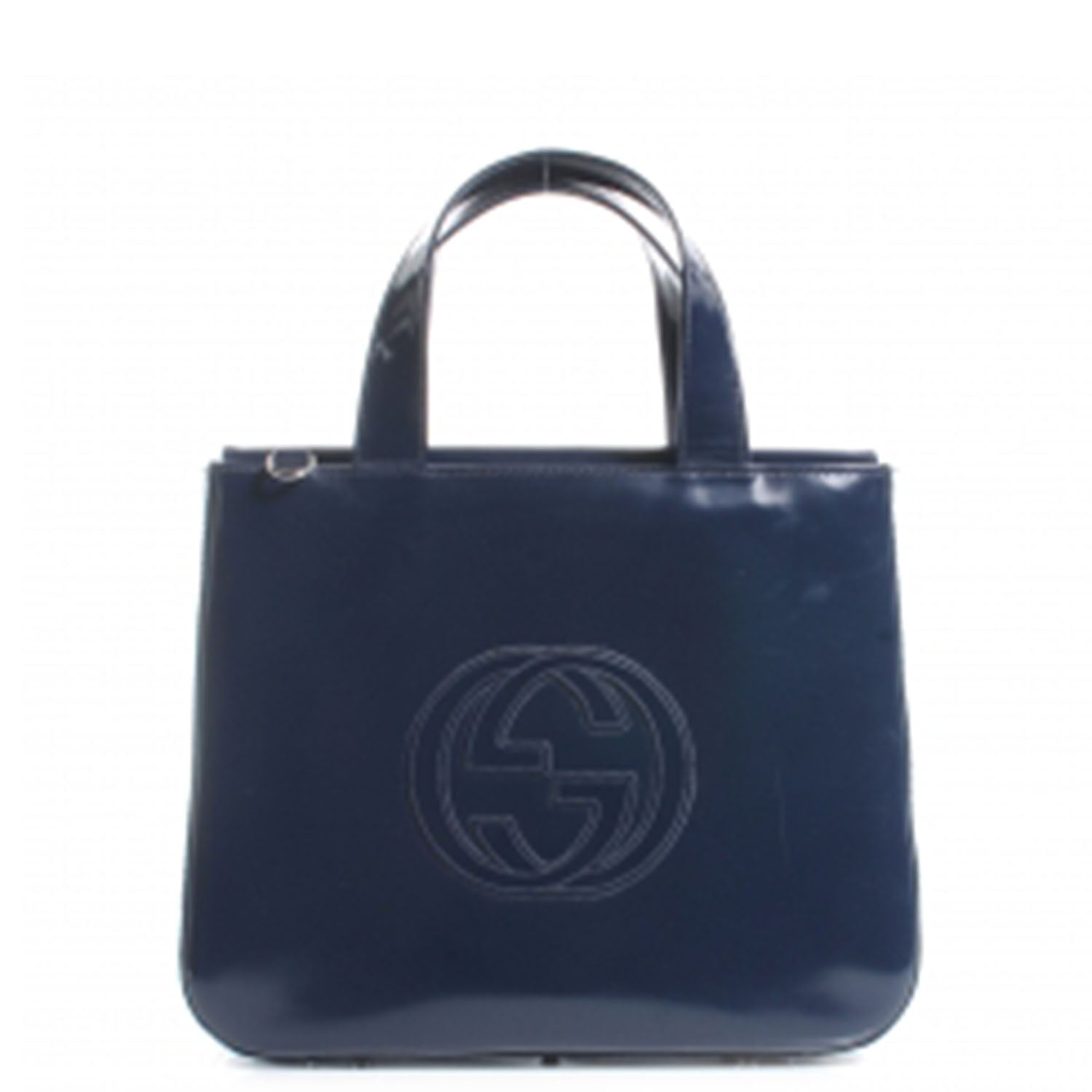 Gucci Patent GG Bag Blue 3 of 10