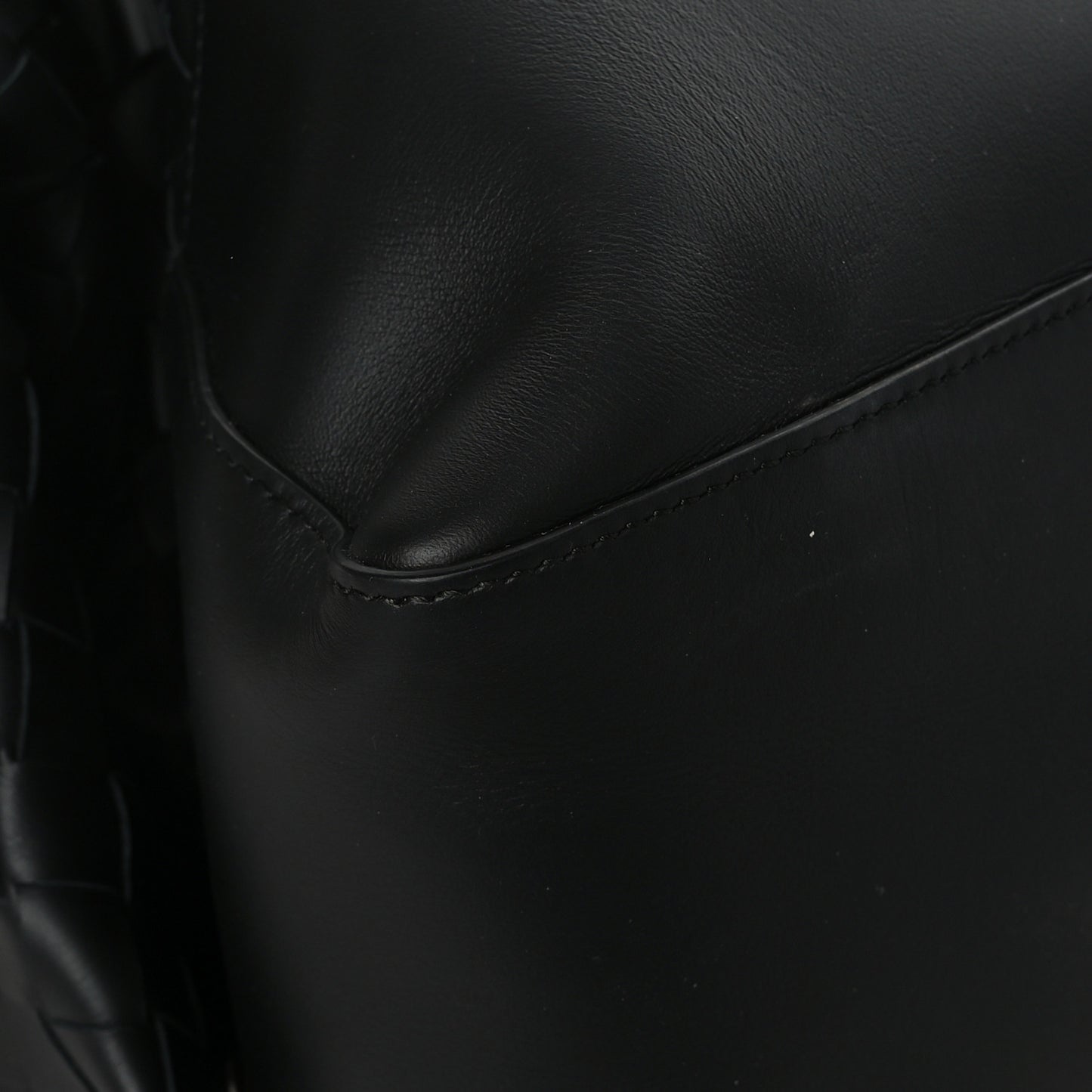 Nappa Intrecciato Travel Duffel Bag Black
