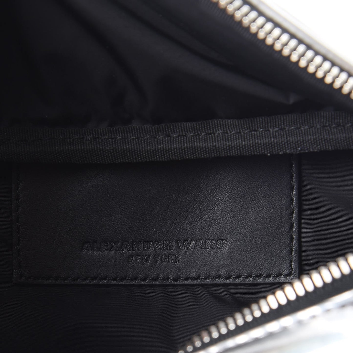 Mirror Mini Attica Chain Fanny Pack Belt Bag Silver