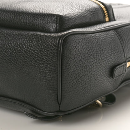 Gucci Pebbled Calfskin Soho Chain Backpack Black 10 of 10