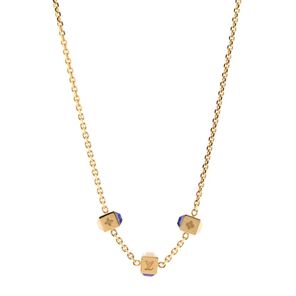 Louis Vuitton Swarovski Gamble Short Necklace Azur 1 of 6
