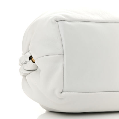Mansur Gavriel Lambskin Cloud Clutch White 6 of 8