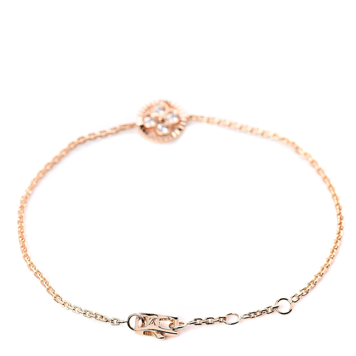 18K Pink Gold Diamond Blossom BB Bracelet