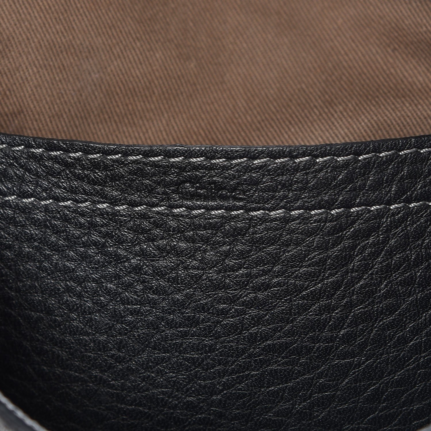 Chloe Calfskin Medium Marcie Round Crossbody Bag Black 7 of 11