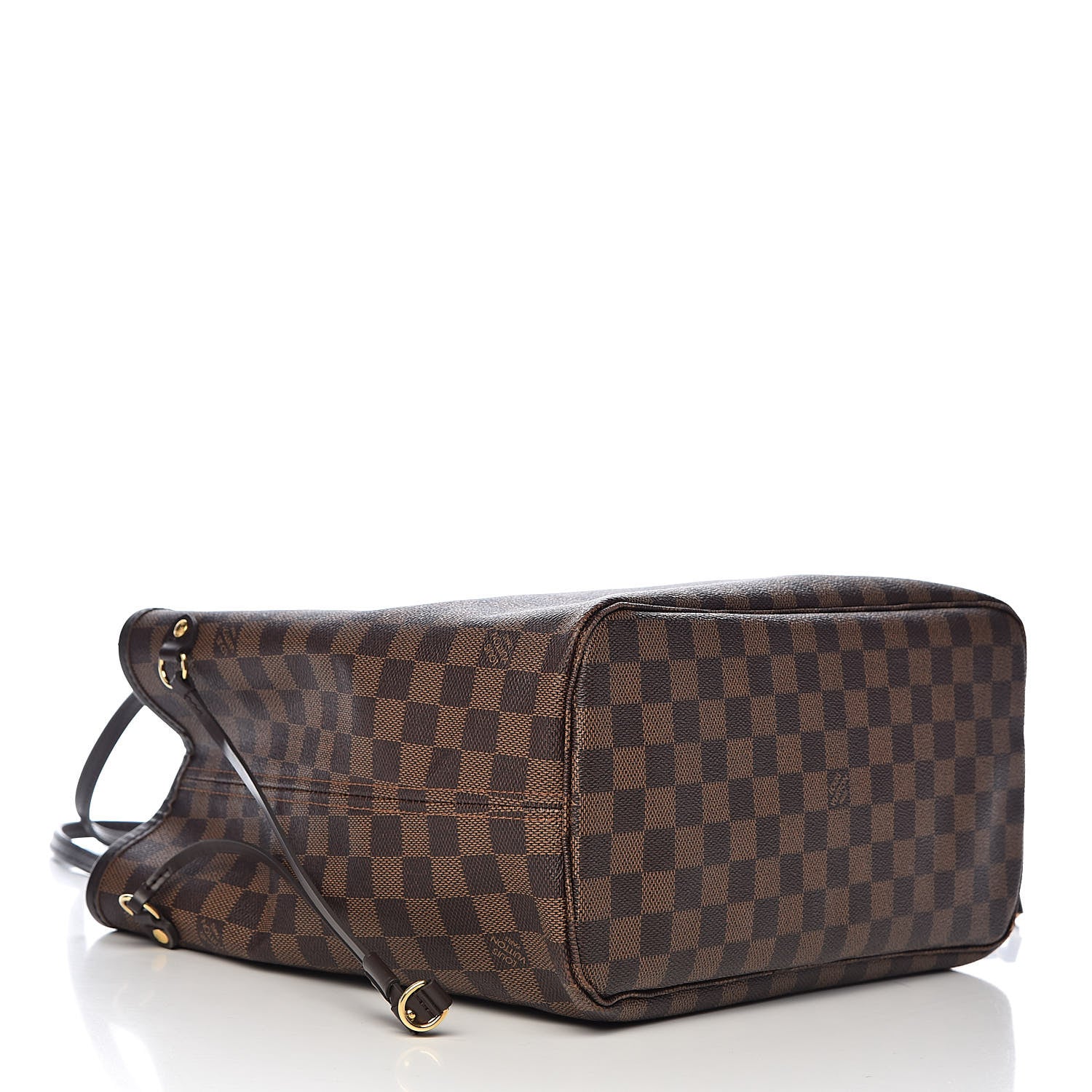 Louis Vuitton Damier Ebene Neo Neverfull MM Rose Ballerine 4 of 13