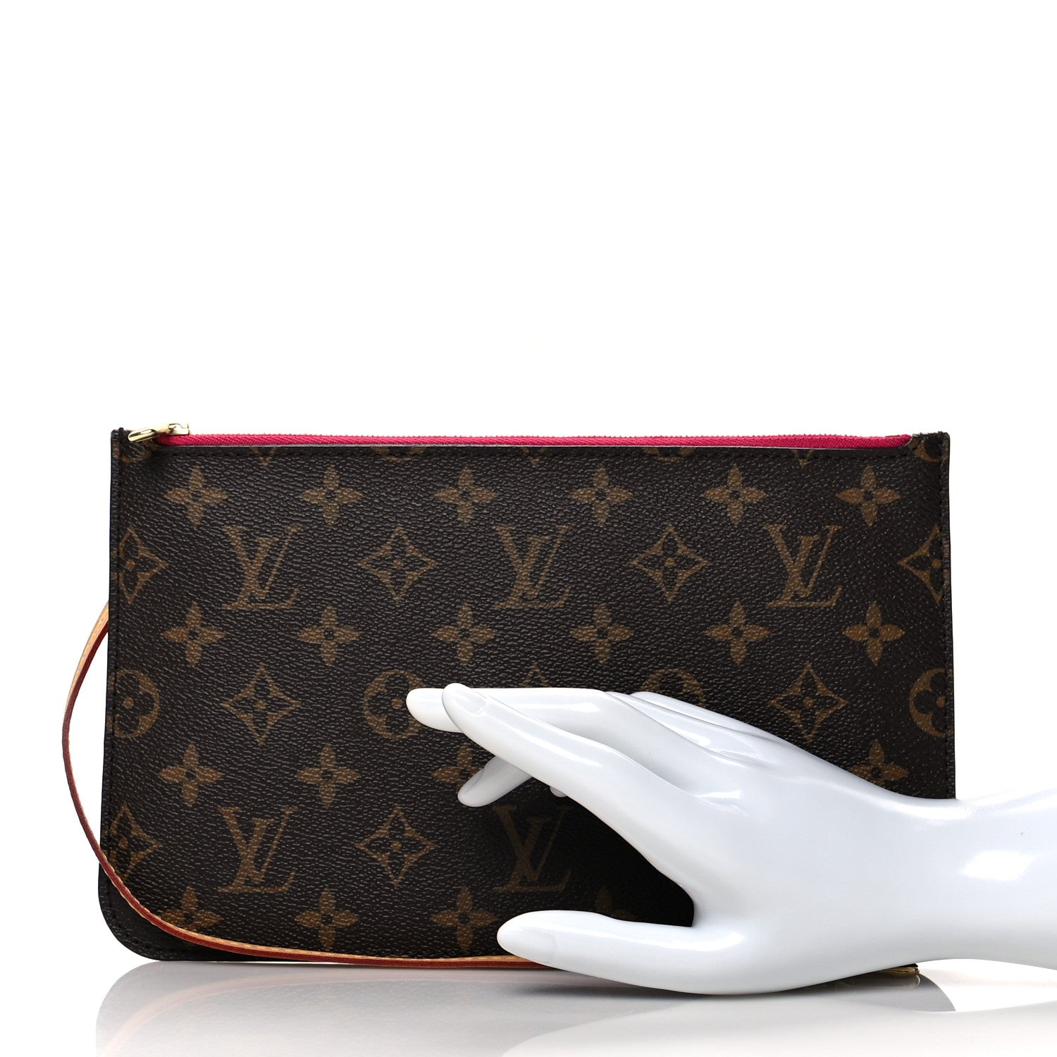 Louis Vuitton Monogram Neverfull MM GM Pochette Pivoine 2 of 7